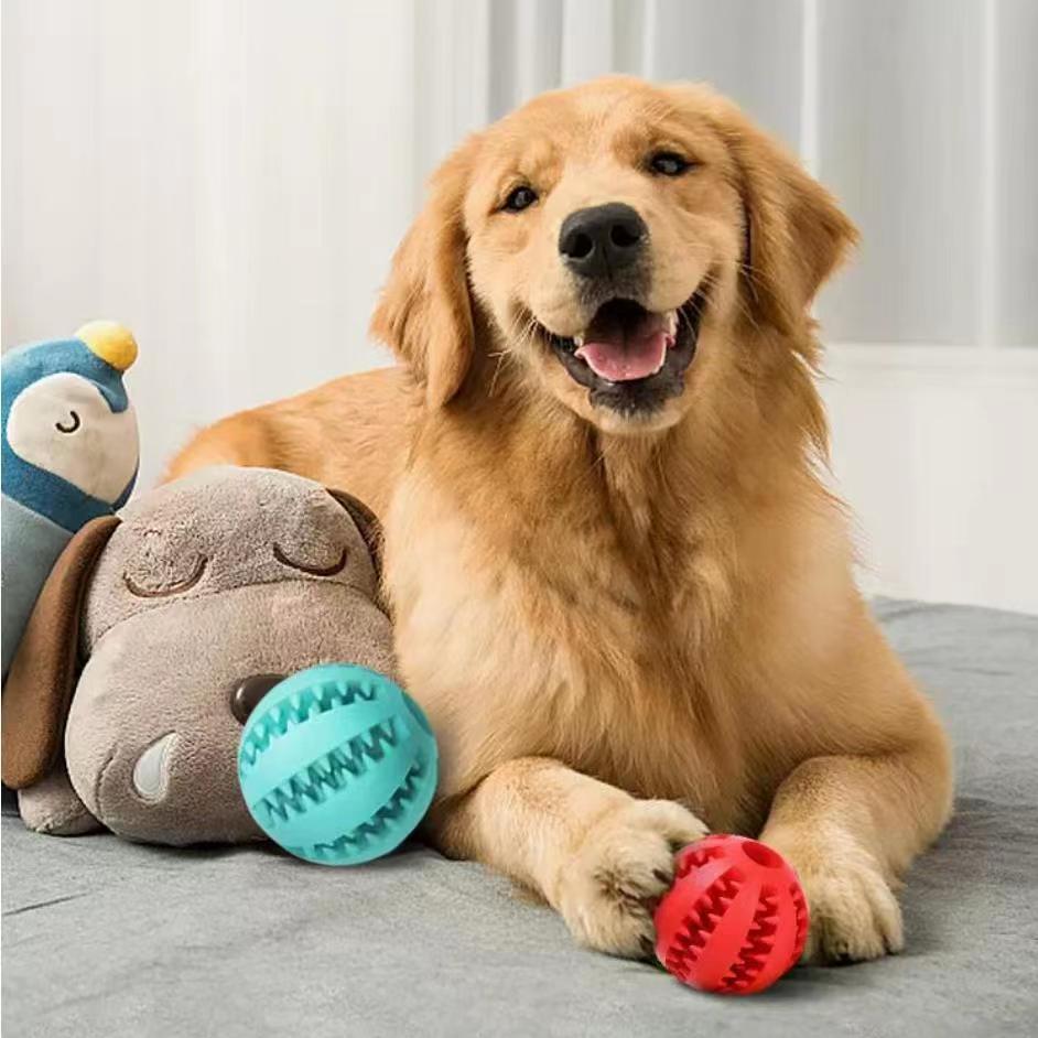 Dog Toys Treat Balls Interactive Hemp Rope Rubber Leaking Balls For Small Dogs Chewing Bite Resistant Toys Pet Tooth Cleaning Bite Resistant Toy Ball For Pet Dogs Puppy null
