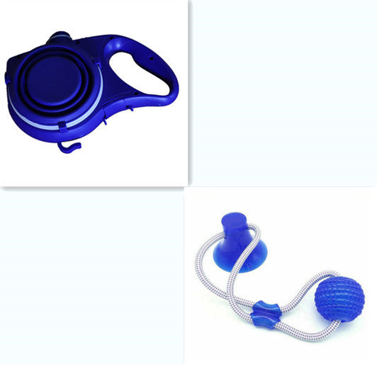Pet Supplies With Water Bottle, Cup, Pet Rope null