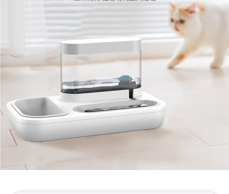 4 Style Pet Cat Bowl Dog for Cats Feeder Bowls Kitten Automatic Drinking Fountain 1.5L Capacity Puppy Feeding Waterer Products null
