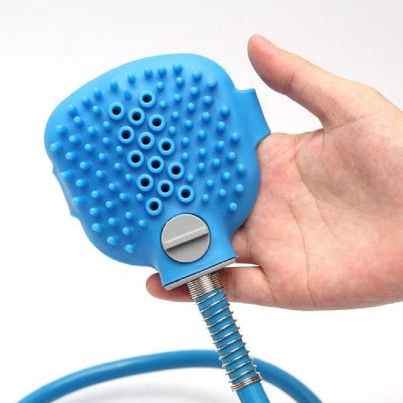 New Pet Bathing Tool Comfortable Massager Shower Tool Cleaning Washing Bath Sprayers Dog Brush Pet Supplies null
