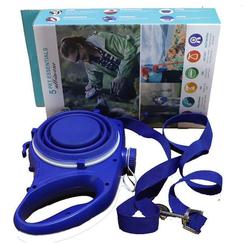 Pet Supplies With Water Bottle, Cup, Pet Rope null