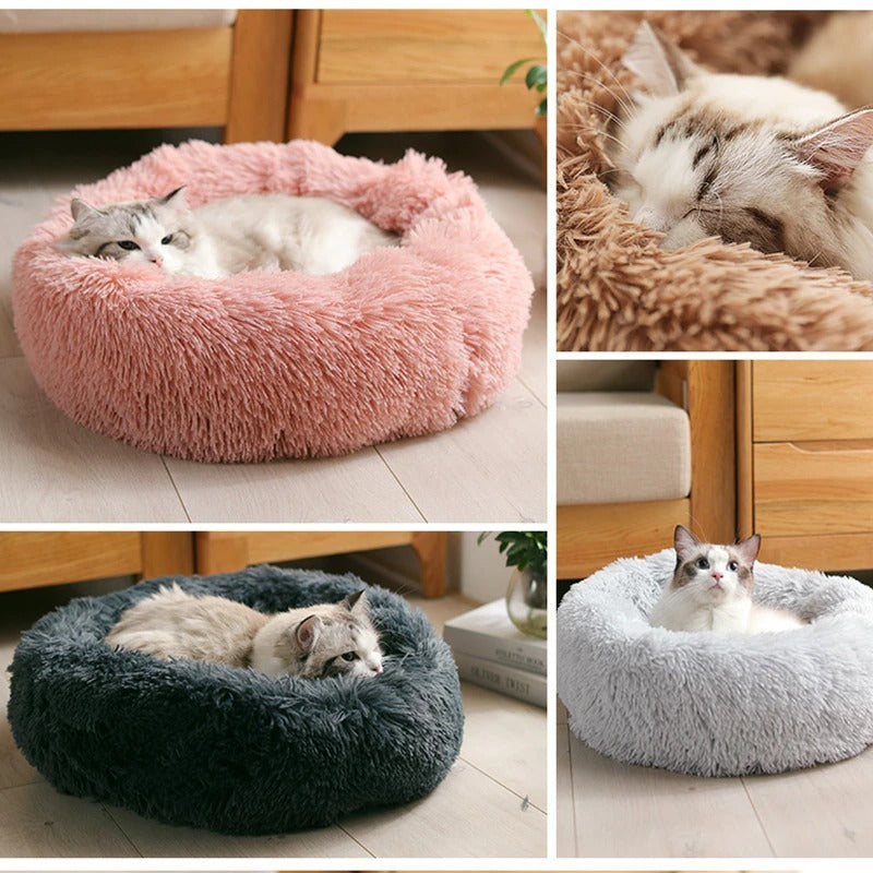 Dog Bed Super Soft Washable Long Plush Pet Kennel Deep Sleep Dog House Velvet Mats Sofa For Dog Basket Pet Cat Bed null