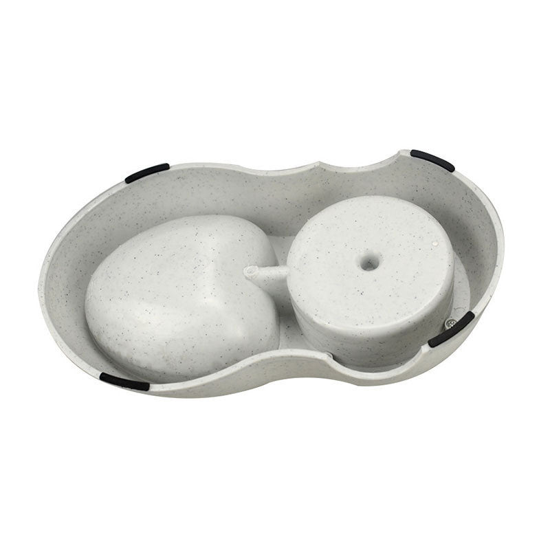 Cats Dogs Automatic Pet Feeder Drinking Water Fountains Large Capacity Plastic Pets Dog Food Bowl Water Dispenser null