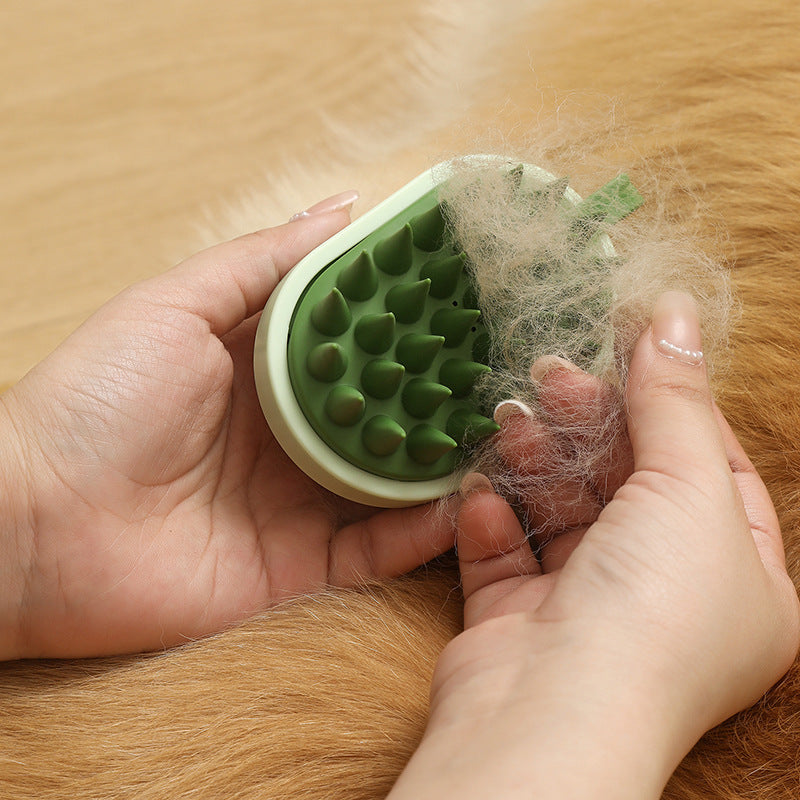 Soft Silicone Pets Hair Remover Comb Handheld Bath Shower Hair Shampoo Massage Brush For Dogs Cats Cleaning Tools Pet Products null