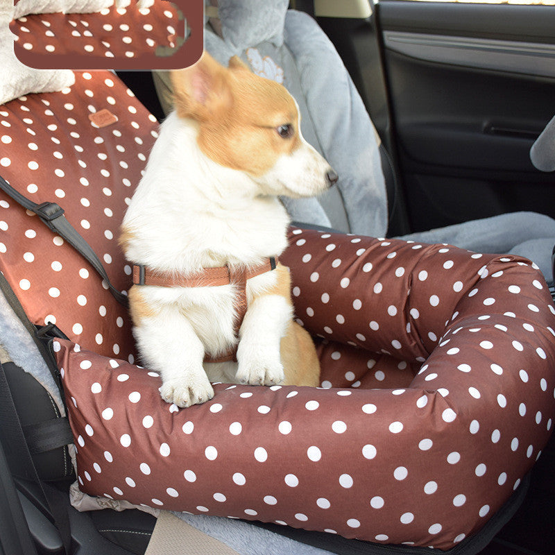 Car Kennel Pet Travel Car Seat Small And Medium-sized Dog Kennel Cushion Pets Supplies null