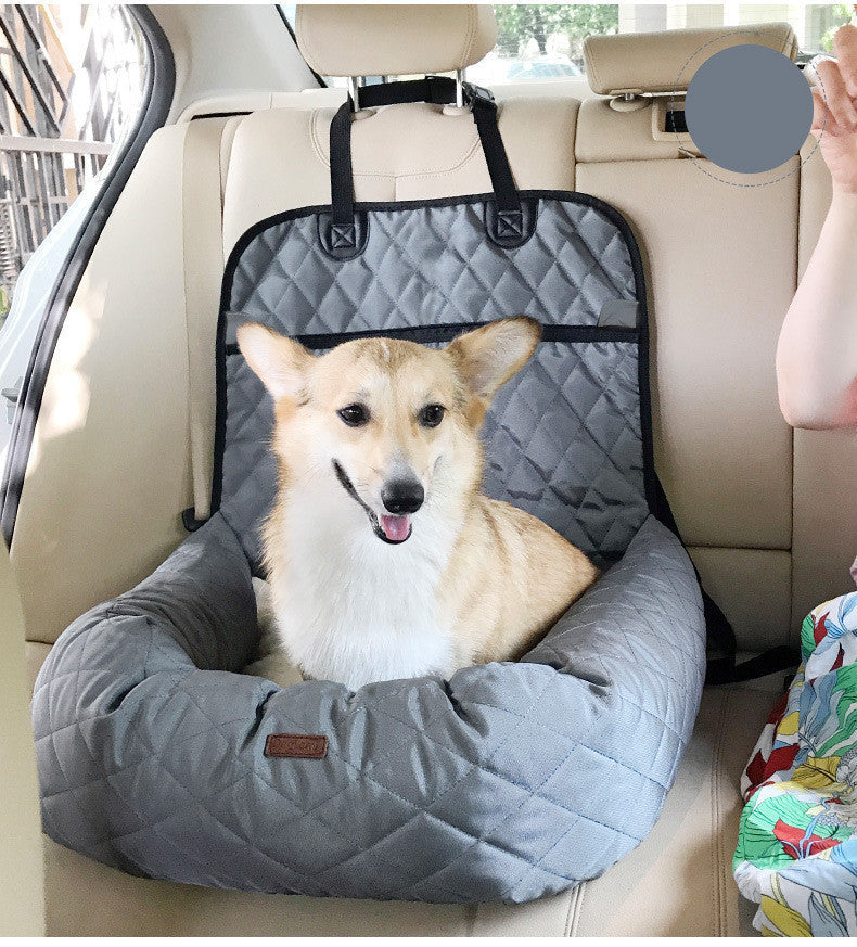 2 In 1 Pet Dog Carrier Folding Car Seat Pad Thickened Multi-purpose Pet Bed Dog Car Mattress Pets Supplies null