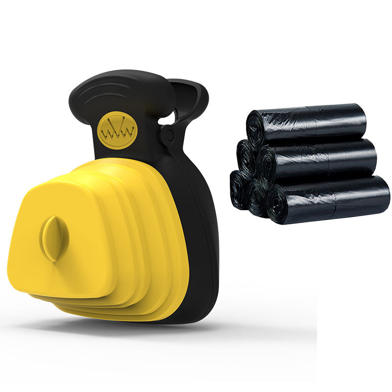 Pet Dog Poop Bag Dispenser Travel Foldable Poop Spoon null