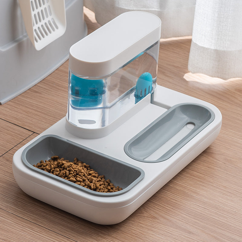 automatic pet cat feeder water dispenser null