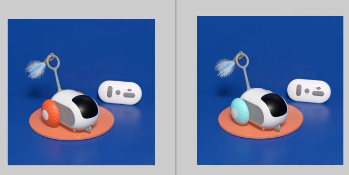 Remote Control Interactive Cat Car Toy USB Charging Chasing Automatic Self-moving Remote Smart Control Car Interactive Cat Toy Pet Products null