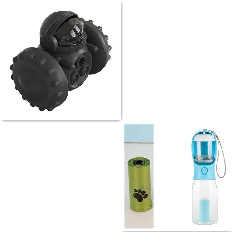 Cat And Dog Toys Slow Food Interactive Balance Car Multifunctional Fun Development Smart Pet Feeding Dog Toy Car Pets Products null