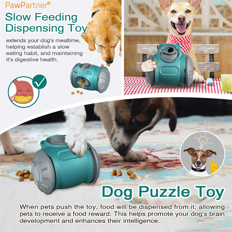 Dog Tumbler Toys Increases Pet IQ Interactive Slow Feeder For Small Medium Dogs Cat Training Balance Car Feeder Pet Toy Pet Products null