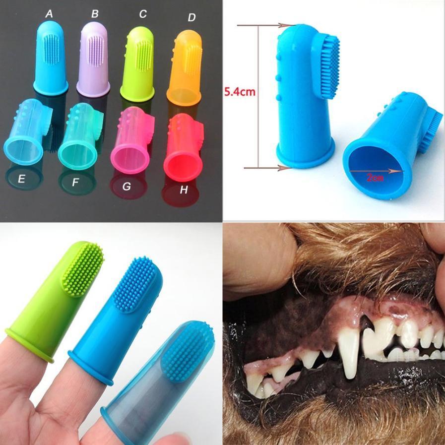 Super Soft Pet Finger Toothbrush null