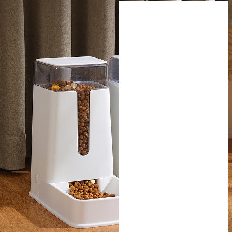 Pet Double Bowl Automatic Feeder Waterer null