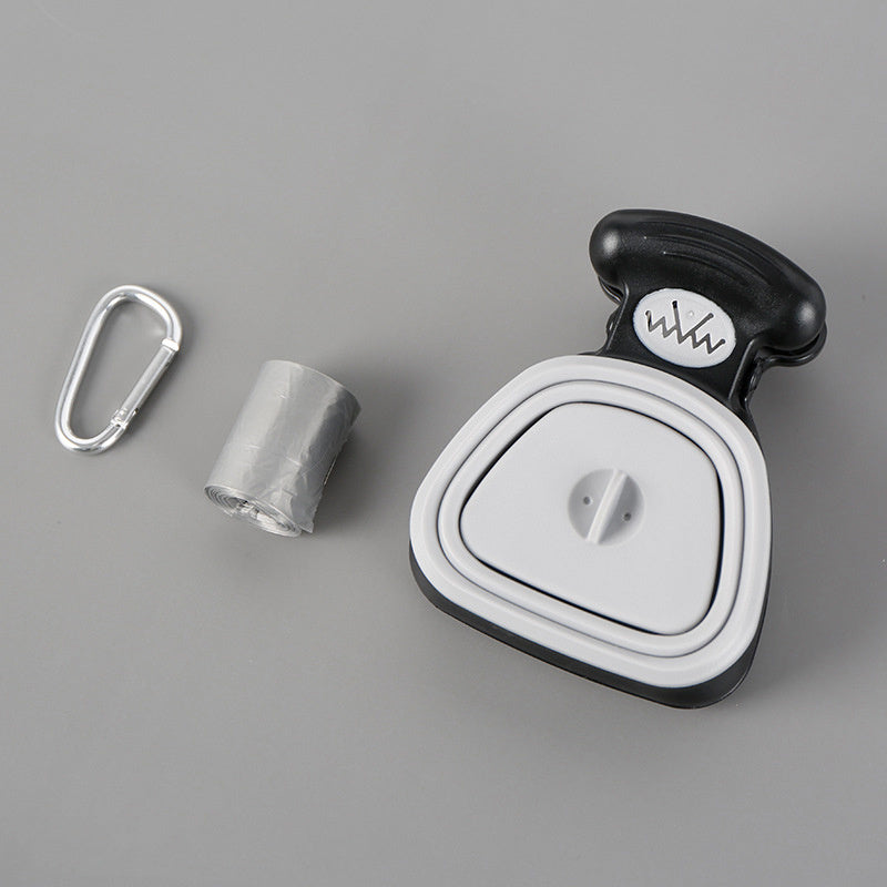 Pet Dog Poop Bag Dispenser Travel Foldable Poop Spoon null