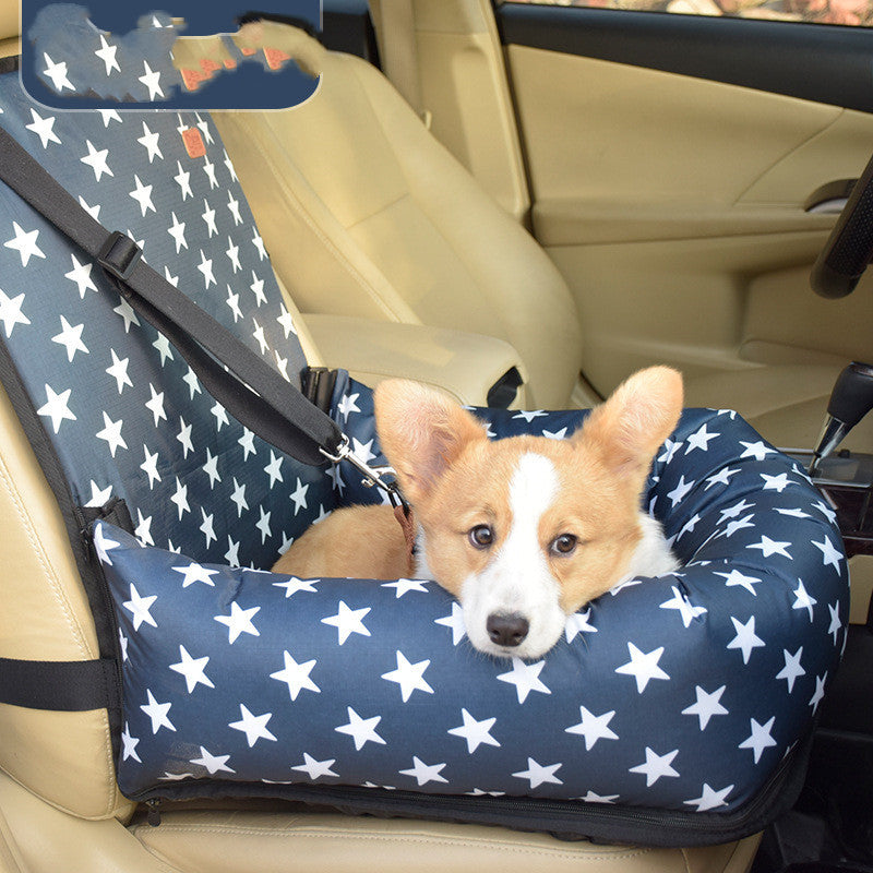 Car Kennel Pet Travel Car Seat Small And Medium-sized Dog Kennel Cushion Pets Supplies null