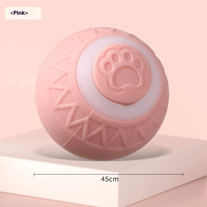 Automatic Moving Bouncing Rolling Ball Smart Cat Toy Ball Self-Moving Kitten Toy For Indoor Cat Kitten null