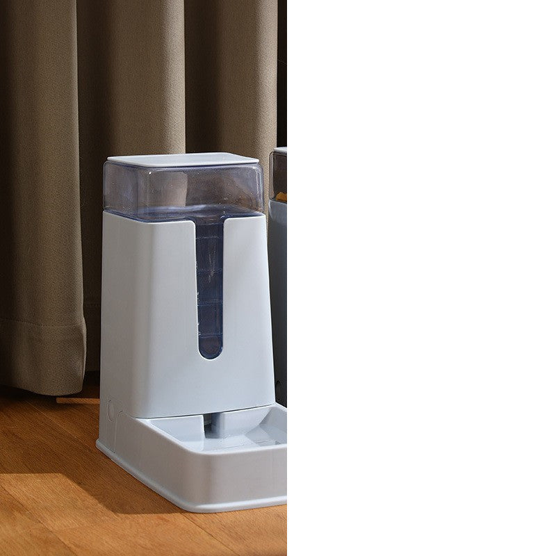 Pet Double Bowl Automatic Feeder Waterer null