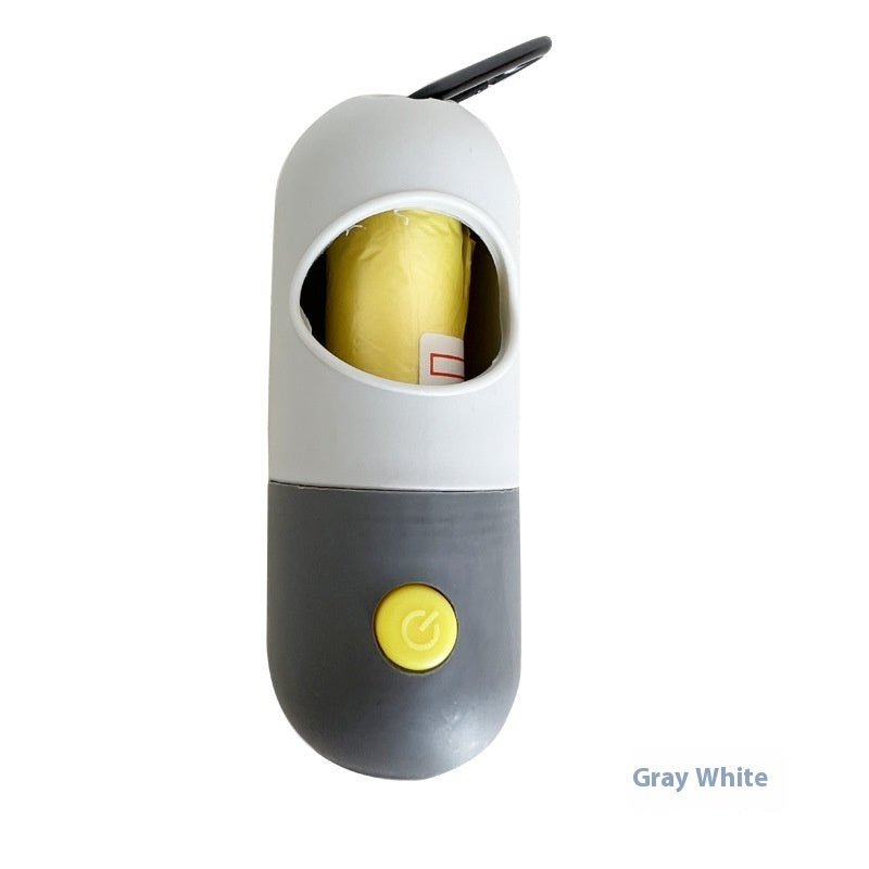 Led Light Pet Waste Bag Dispenser For Dogs Cats Dog Poop Scooper Bags Waste Bags Holder Dispensers Pet Clean Accessories null