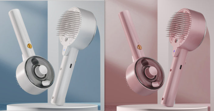 Animal Hair Remover Brush Dog And Cat Steam Brush Pet Self Cleaning Dog Brush Grooming Removes Cat Hairs Cat Dog Accessories Pet Products null