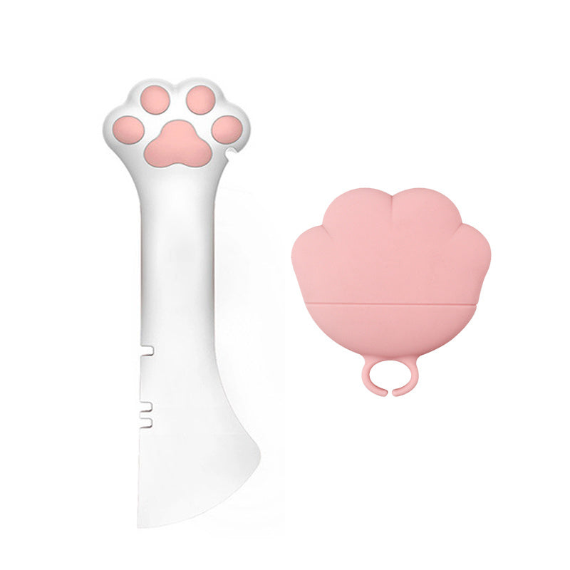 Multifunction Pet Canned Spoon Jar Opener Puppy Feeding Mixing Wet Dry Scoop Cat Dog Accessories Feeder Shovel Pets Tableware Multifunction Pet Canned Spoon Jar Opener Puppy null