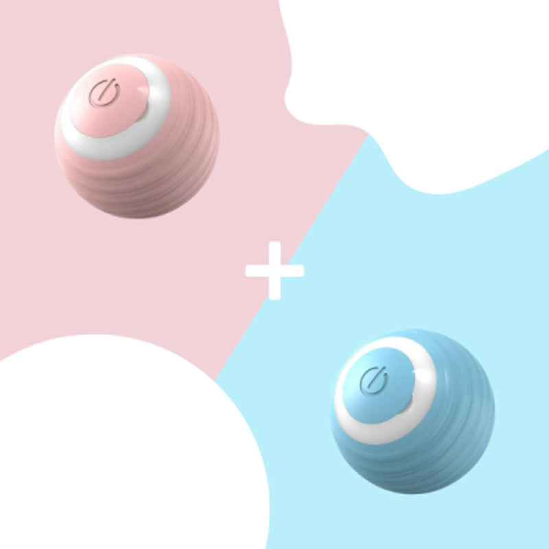 Automatic Moving Bouncing Rolling Ball Smart Cat Toy Ball Self-Moving Kitten Toy For Indoor Cat Kitten null